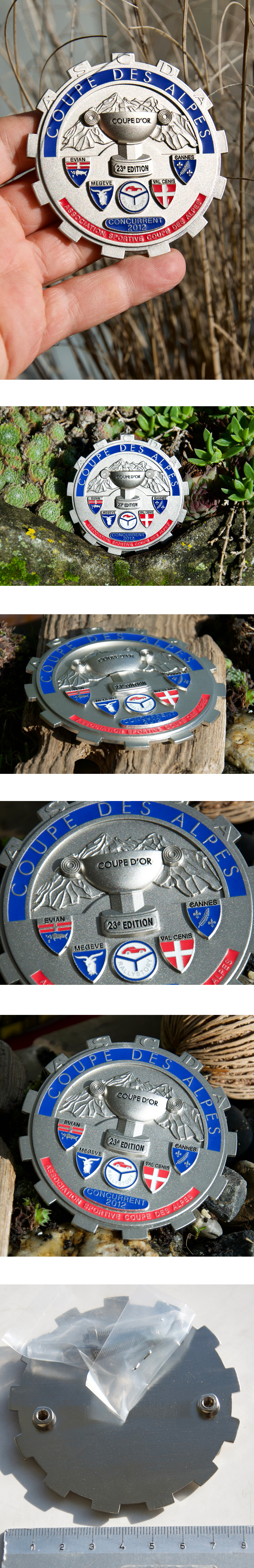 Badge Radiateur Vintage – Col De Rideaux 1360m – France – Occasion